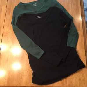 2 Motherhood Maternity Cotton Tees